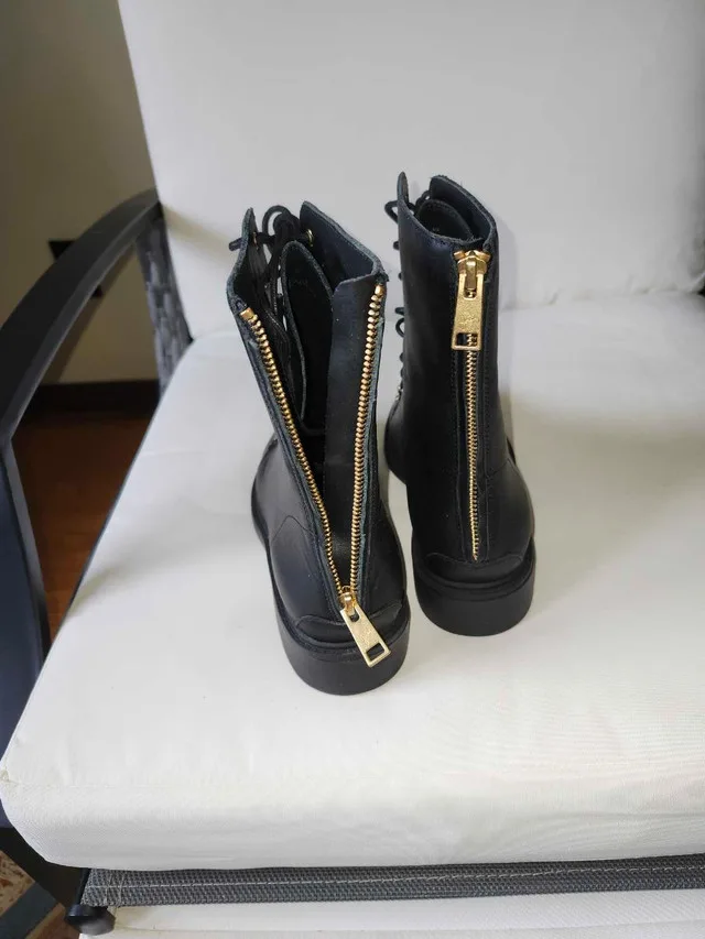 JOIE black Combat boots image indicator(2)