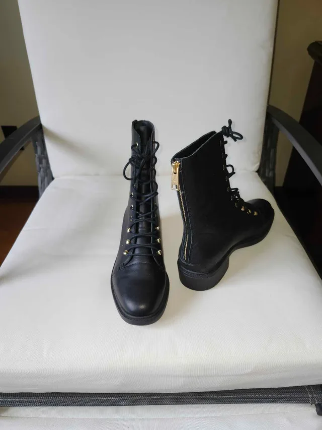 JOIE black Combat boots image indicator(6)