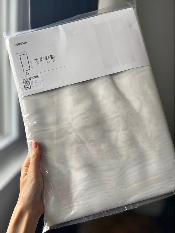 IKEA TERESIA Sheer Curtains, 1 Pair, White - photo 5