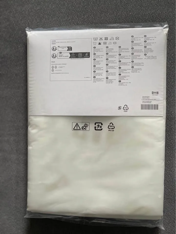 IKEA TERESIA Sheer Curtains, 1 Pair, White image indicator(7)