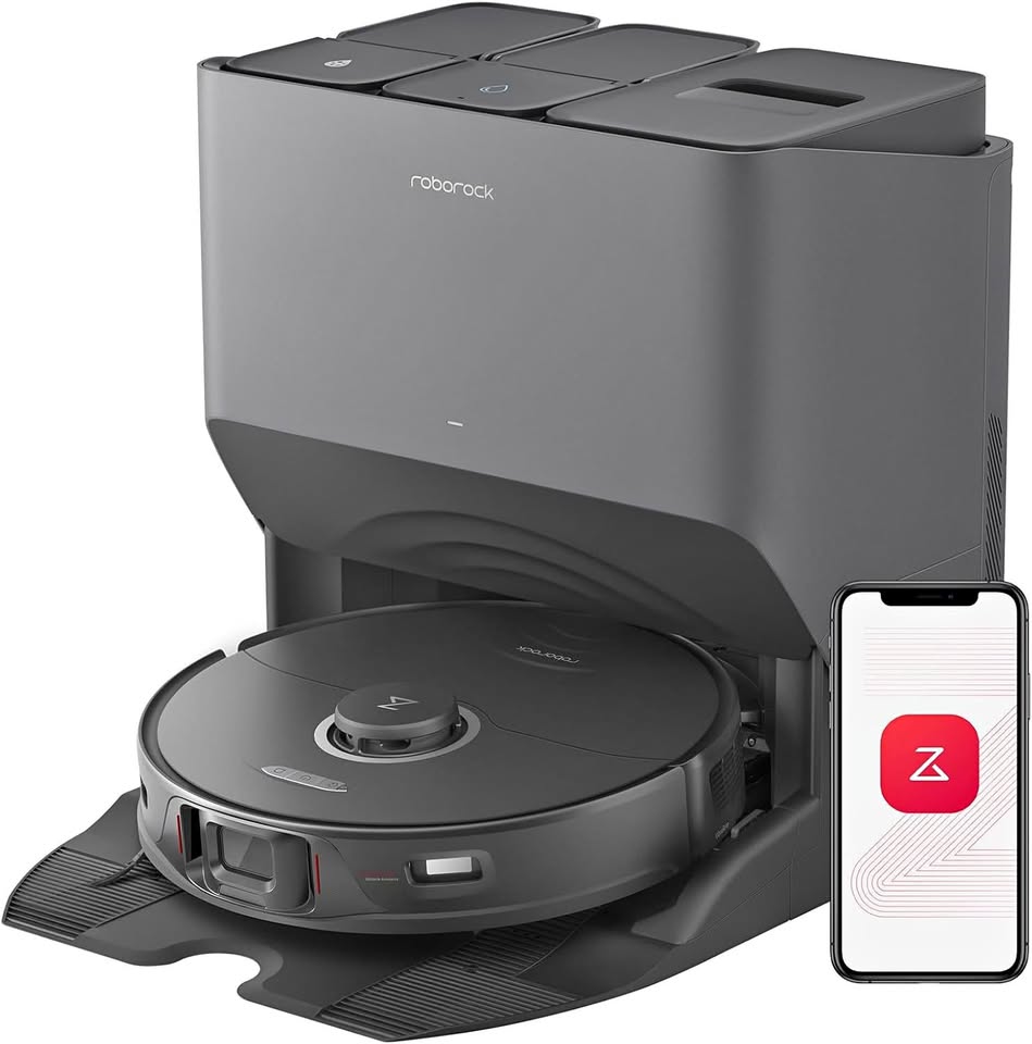 Roborock S8 Pro Ultra Robot Vacuum, Auto-Drying, Black