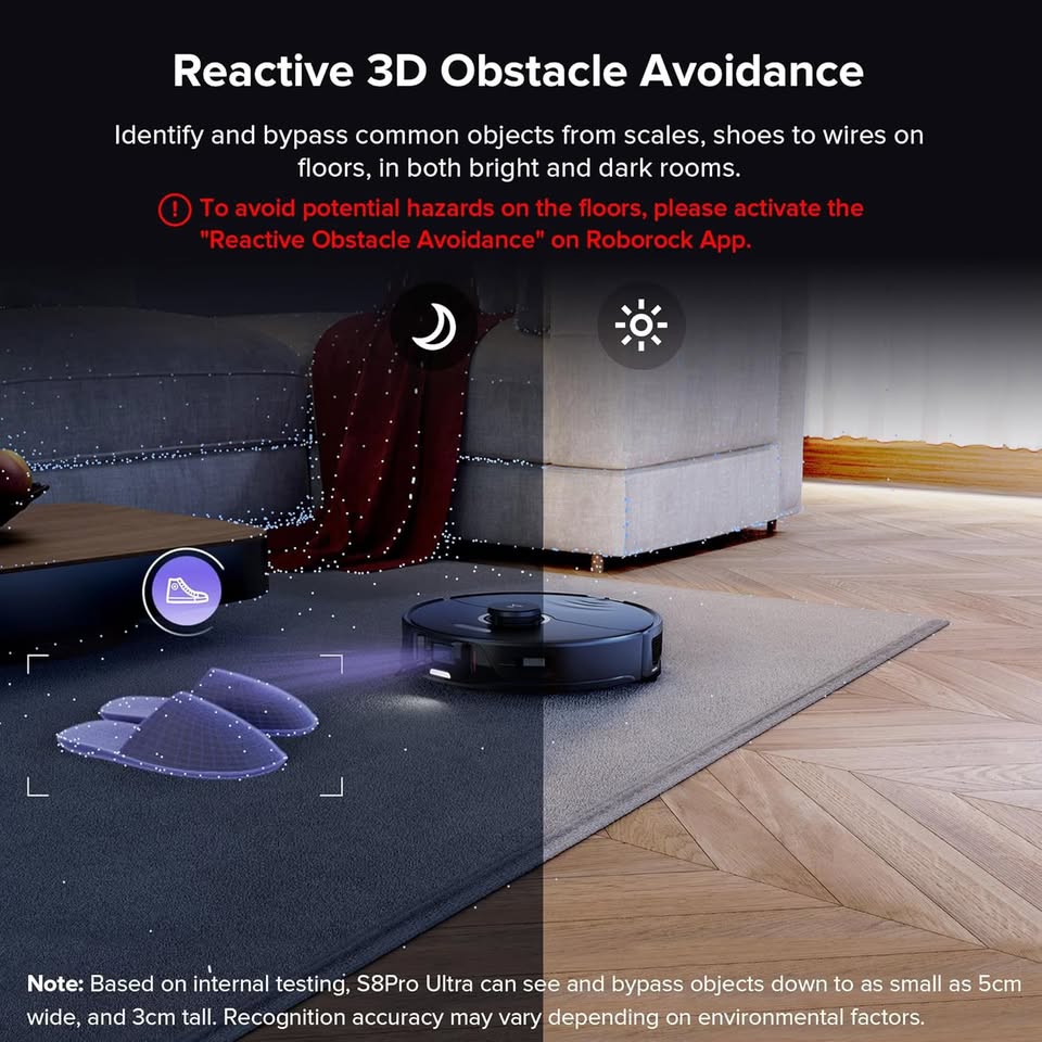Roborock S8 Pro Ultra Robot Vacuum, Auto-Drying, Black - photo 5