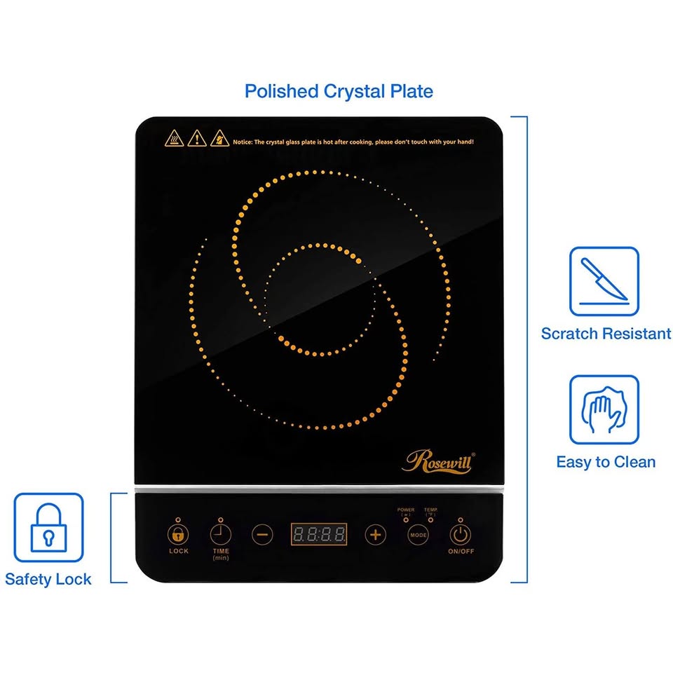 Rosewill 1800 Watt Induction Cooker Cooktop - photo 3