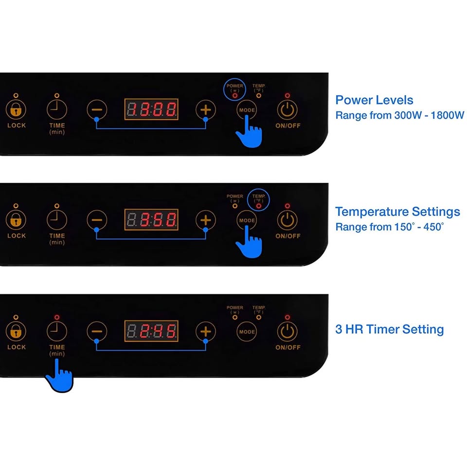 Rosewill 1800 Watt Induction Cooker Cooktop - photo 4