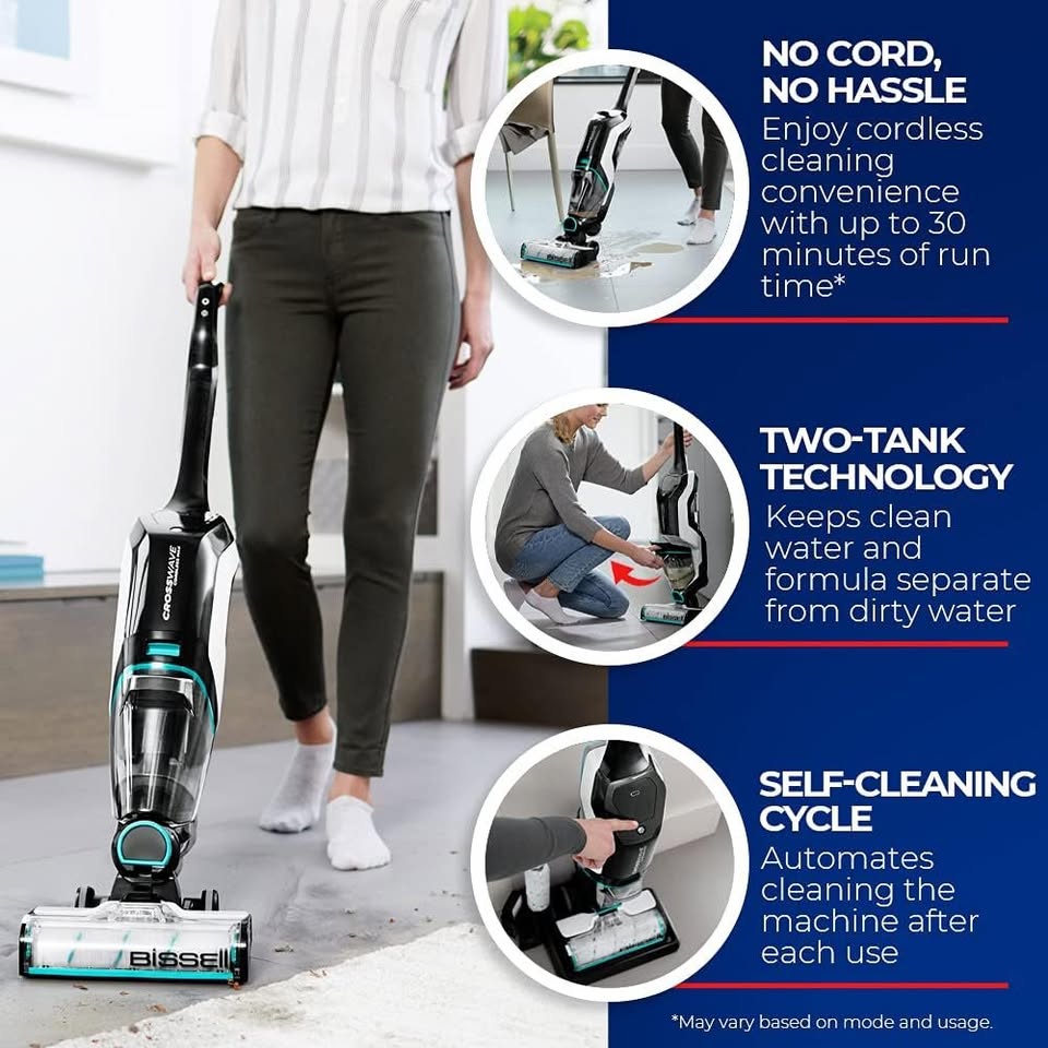 BISSELL CrossWave Cordless Max WIFI 36V Vacuum & Wash - photo 5