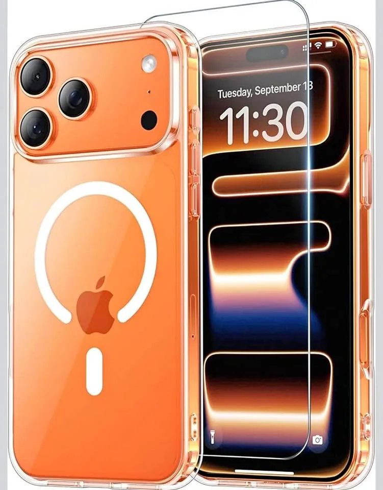 iPhone 17 Pro Case Clear with Screen Protector thumbnail