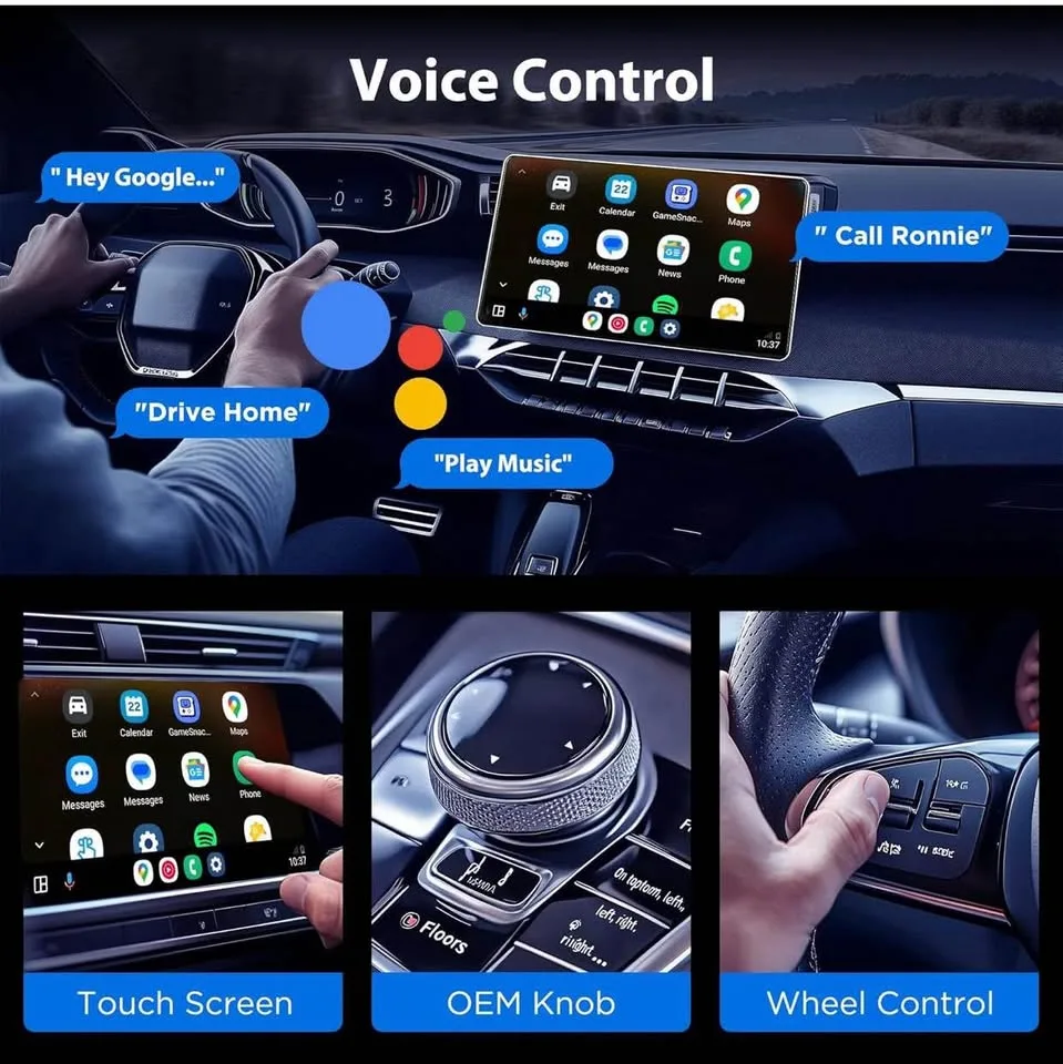 (New) Android Wireless Carplay Adapter image indicator(6)
