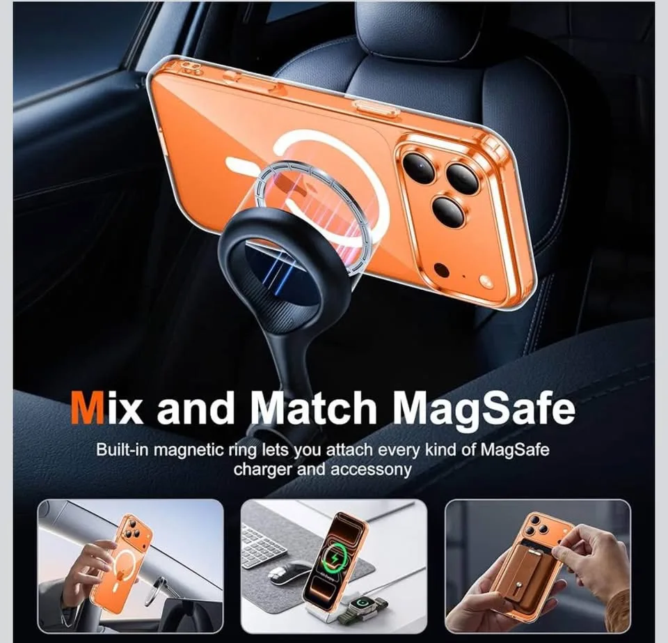 iPhone 17 Pro Max Case Clear with Screen Protector image indicator(2)