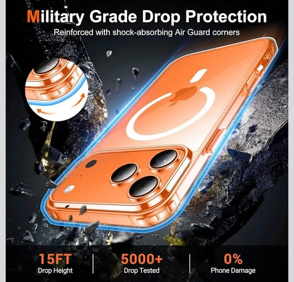 iPhone 17 Pro Max Case Clear with Screen Protector image indicator(3)