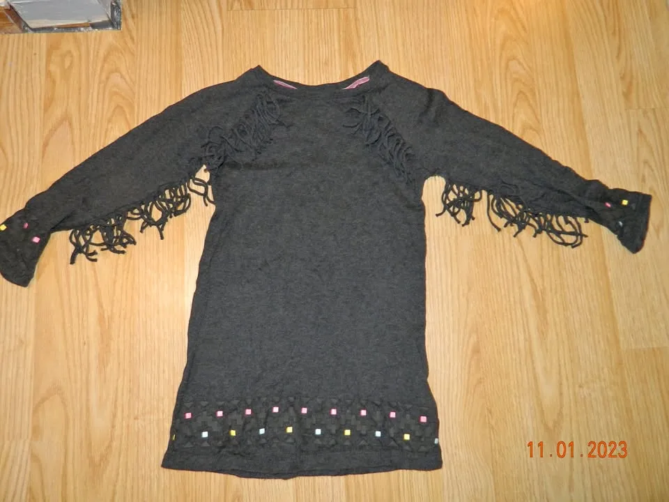 GIRLS H&M SWEATER TUNIC(OR DRESS)...SIZE CA 4-6...VGUC-EUC thumbnail