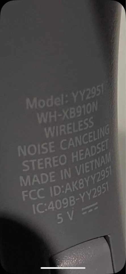 Sony wireless noise cancelling headset image indicator(6)