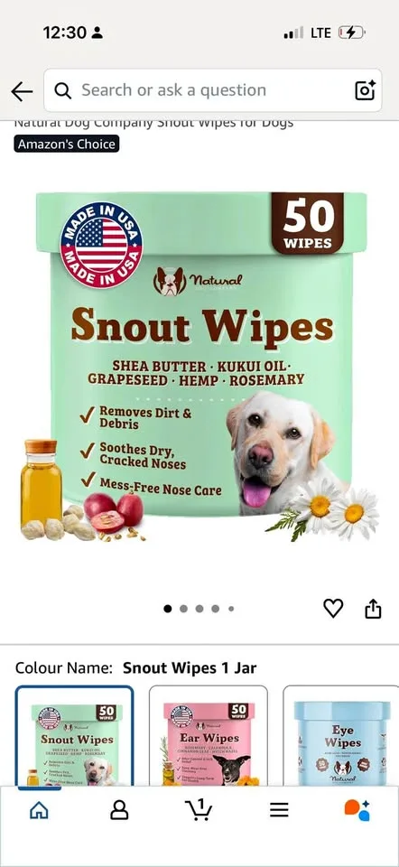 Snout wipes thumbnail