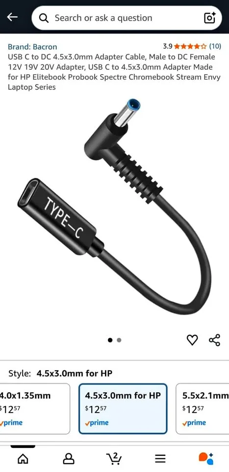 Usb c to Dc thumbnail