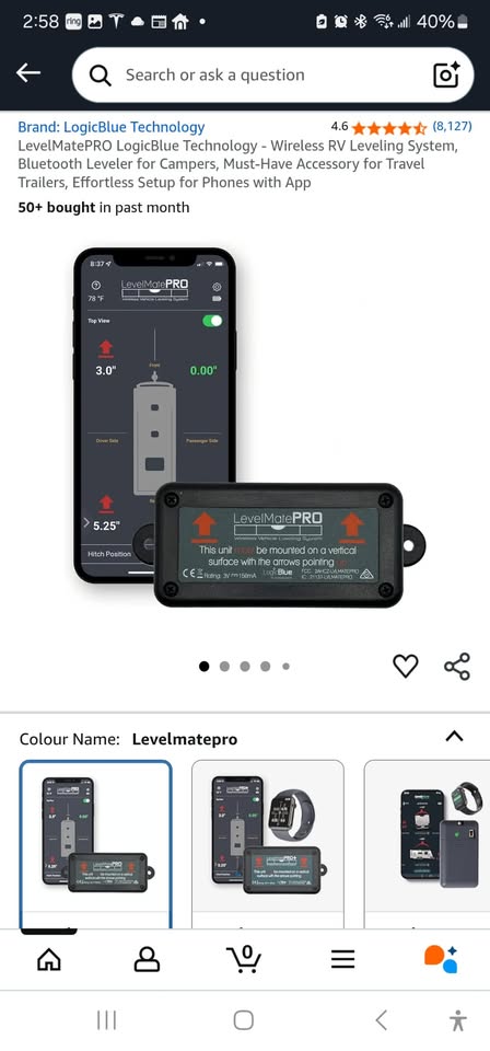 LogicBlue LevelMatePRO+ Wireless RV Leveling System - photo 2