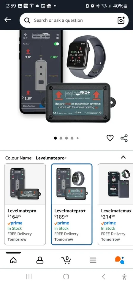 LogicBlue LevelMatePRO+ Wireless RV Leveling System image indicator(5)