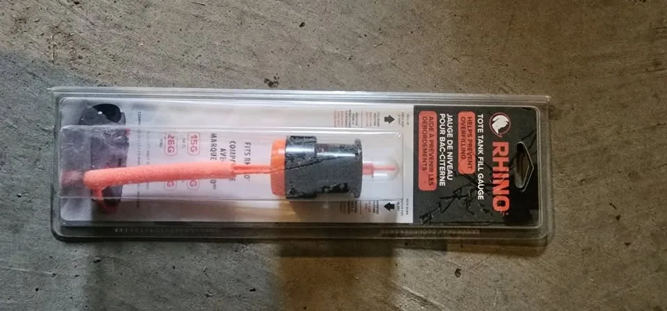 Rhino Tote Tank, Fill Gauge (E/F)