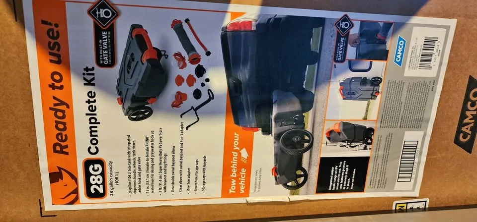 Camco Rhino 28-Gallon RV Tote Tank