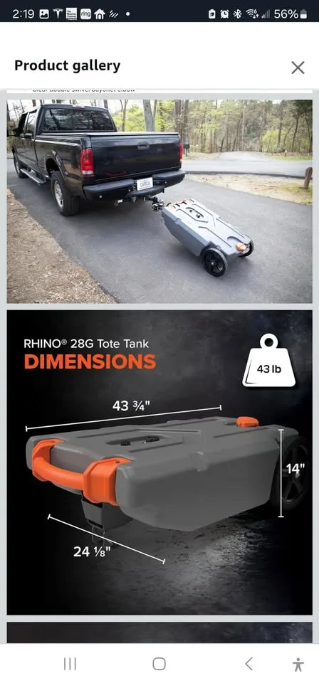 Camco Rhino 28-Gallon RV Tote Tank image indicator(3)