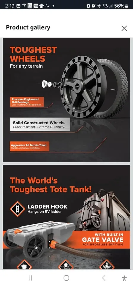 Camco Rhino 28-Gallon RV Tote Tank image indicator(6)