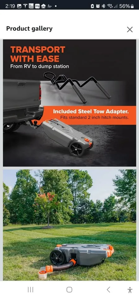 Camco Rhino 28-Gallon RV Tote Tank image indicator(8)