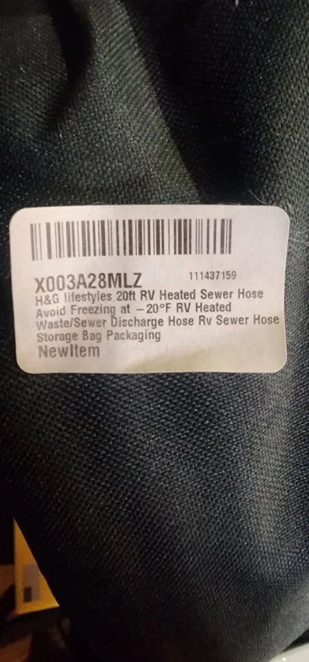 H&G lifestyles 20ft RV Heated Sewer Hose Avoid Freezing at -20°F image indicator(4)