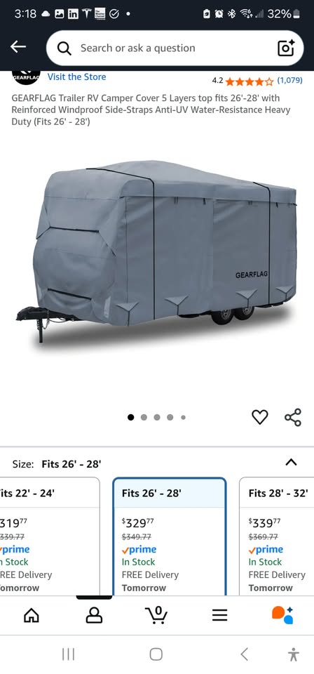 GEARFLAG Trailer RV Camper Cover 26'-28' - photo 5