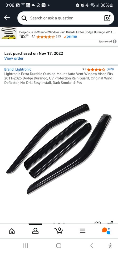 Lightronic Window Visor Dodge Durango 2011-2025 - photo 3