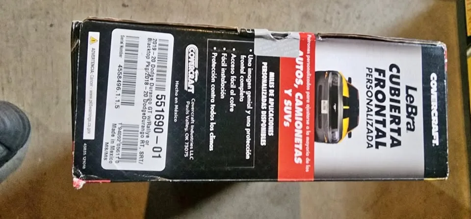 Lebra Front End Mask Dodge Durango GT,R/T & SRT