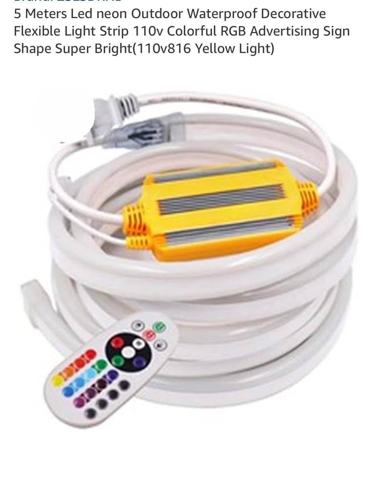 Out door Waterproof Decorative flexible strip light 5 meters