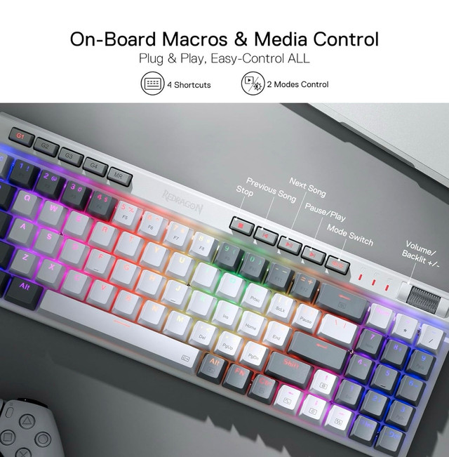 Redragon K655 75% RGB Wired Mechanical Gaming Keyboard - photo 2