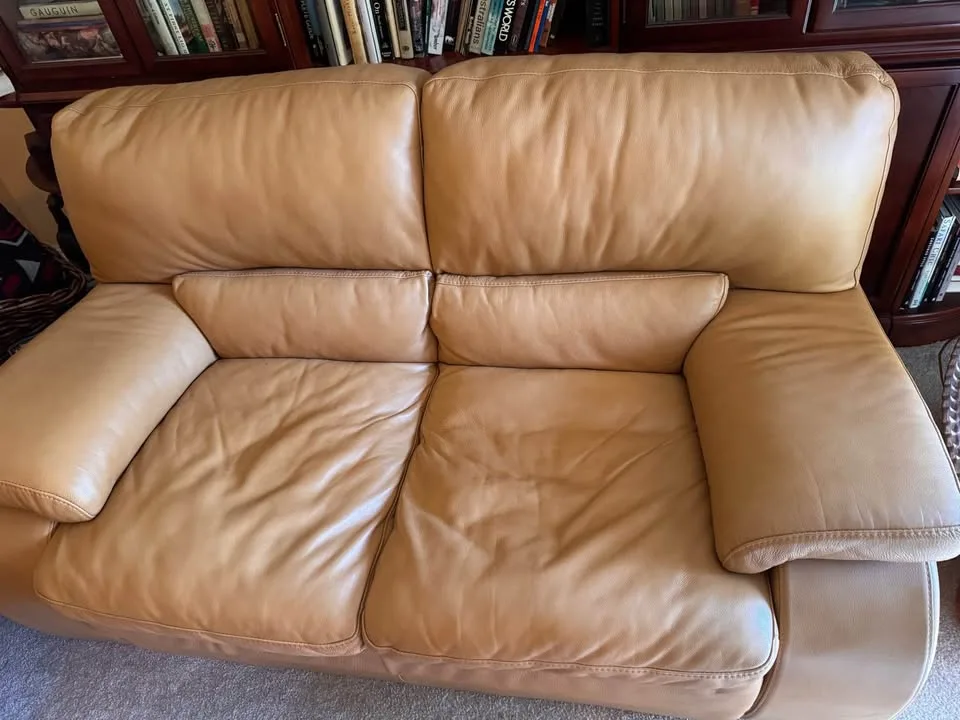 Love seat Leather image indicator(5)