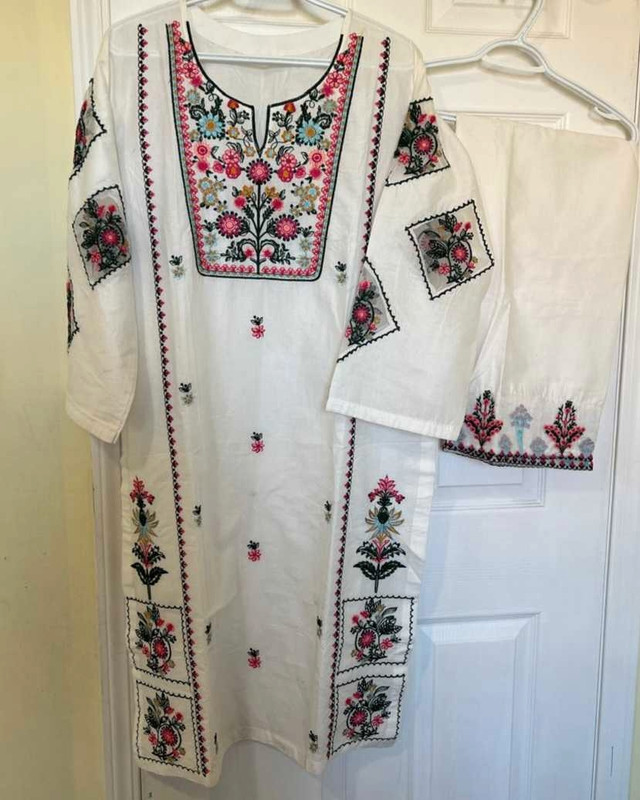 2 pcs Embroided suit - photo 2