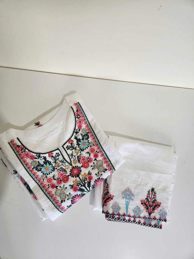 2 pcs Embroided suit - photo 3