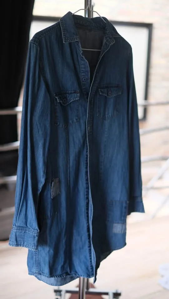 Ksubi - Long Sleeve Denim Tunic Shirt -WOMENS SIZE SMALL image indicator(2)