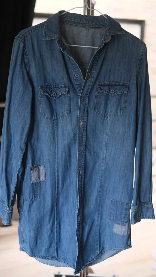 Ksubi - Long Sleeve Denim Tunic Shirt -WOMENS SIZE SMALL image indicator(5)