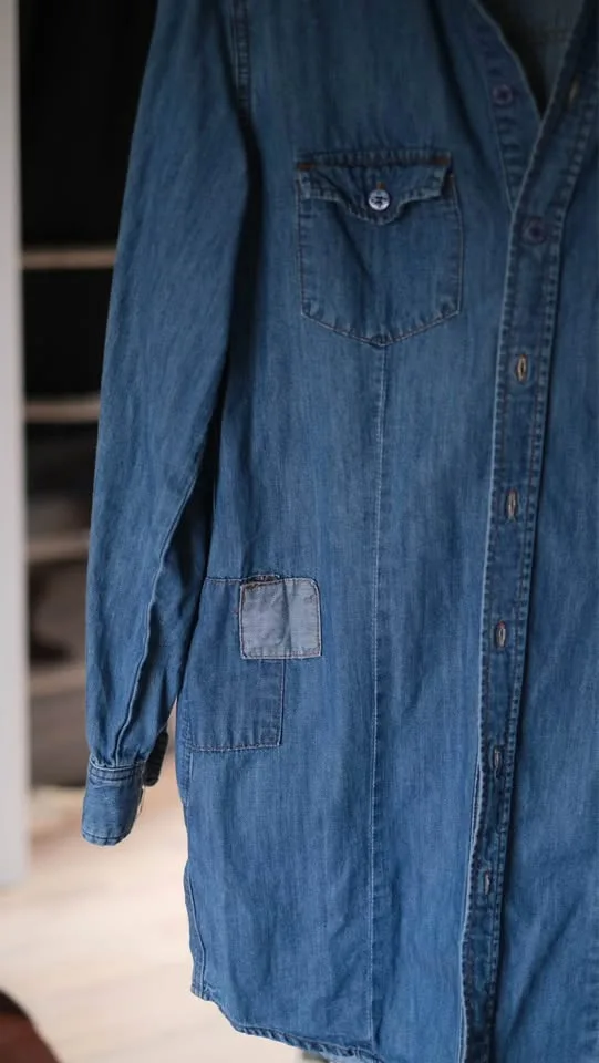 Ksubi - Long Sleeve Denim Tunic Shirt -WOMENS SIZE SMALL image indicator(8)