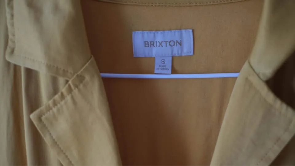 Brixton - WOMENS SIZE SMALL - Lightweight Coat - Mustard Yellow image indicator(5)