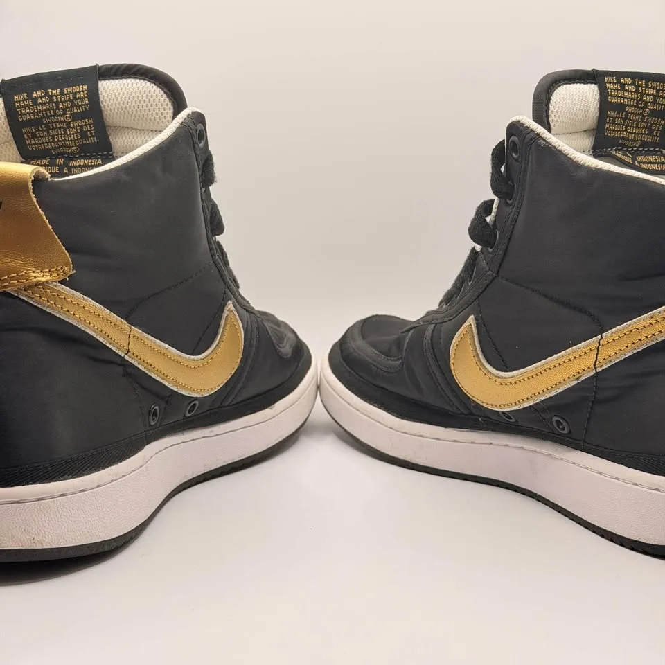 Nike Vandal High Supreme 'Black & Metallic Gold' – Men’s 9.5 image indicator(6)