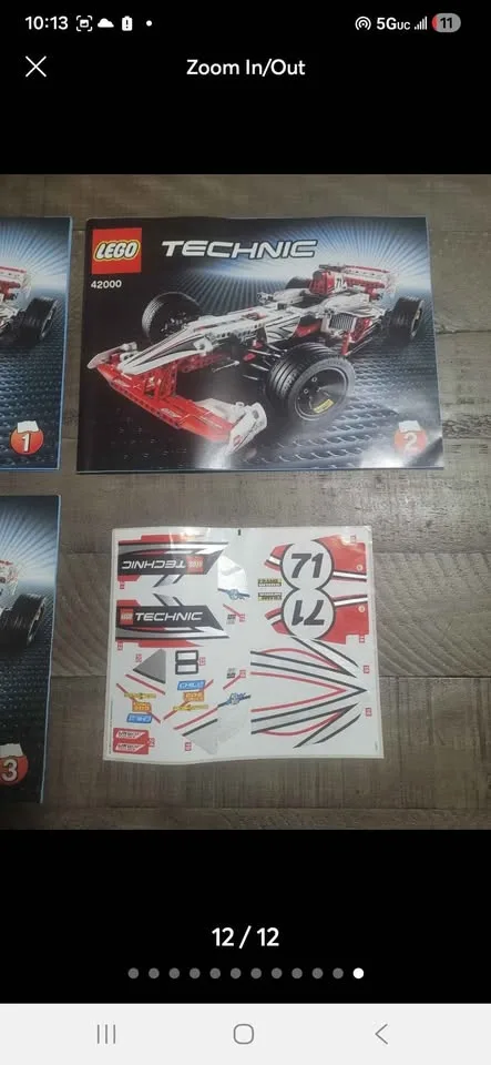 42000 lego Grand Prix Racer 100% complete image indicator(9)