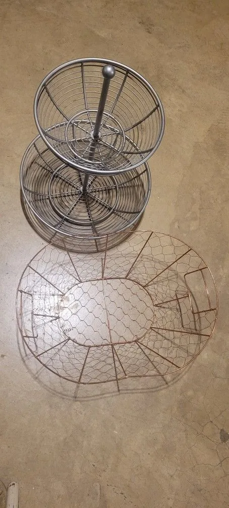 Fruit Baskets. 12 By 9 Inches And 16 By 12 Inches. $10 and $5 thumbnail