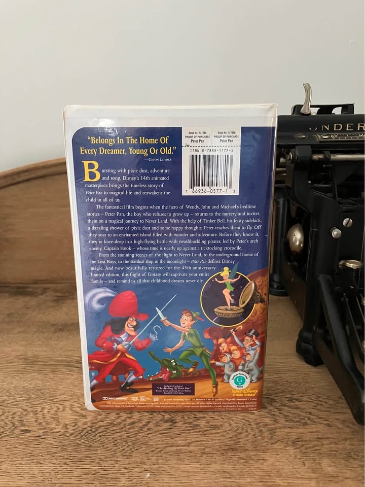 Peter Pan VHS 45th Anniversary - photo 2