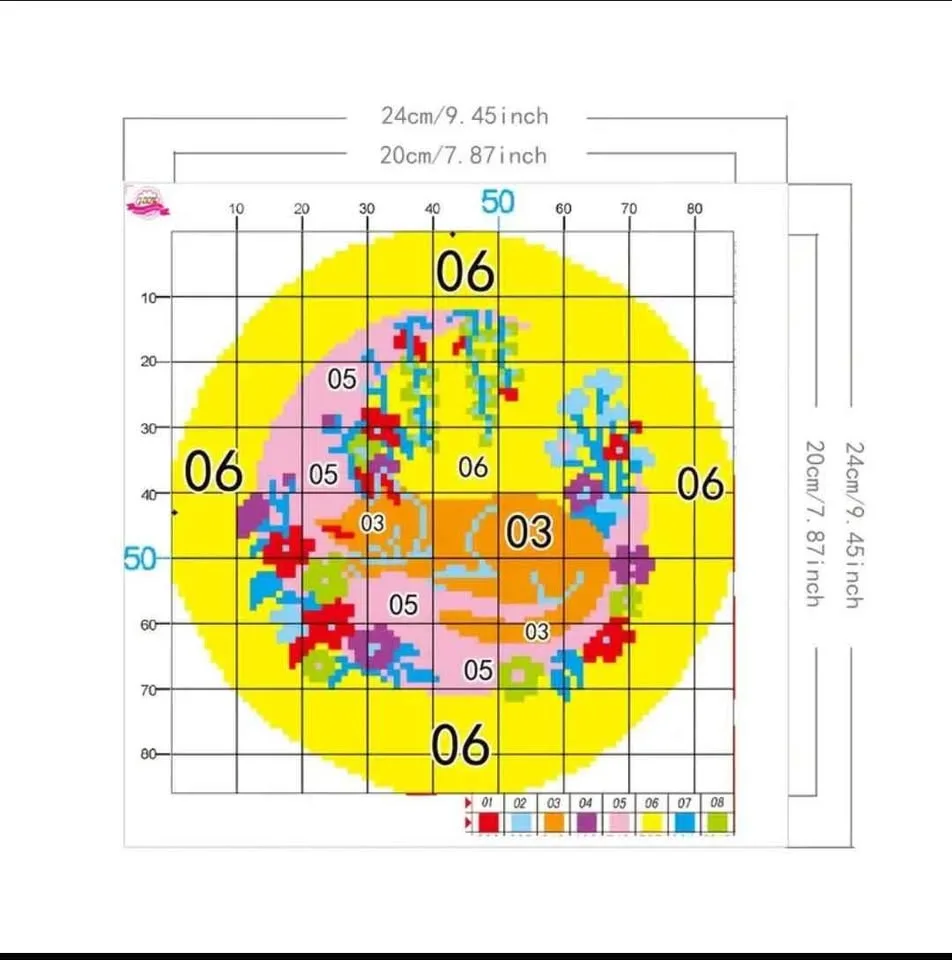 Sleeping Cat DIY Cross Stitch Kit image indicator(3)