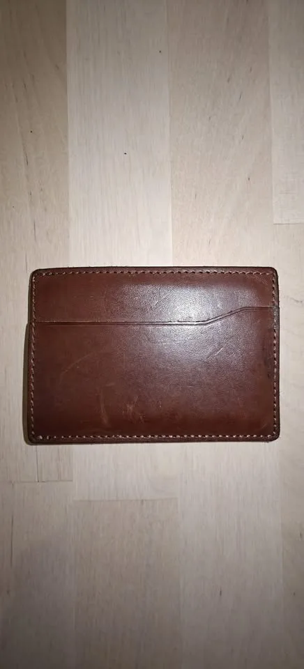J.Crew Italian Leather Card Case – Dark Brown (Like New) image indicator(2)