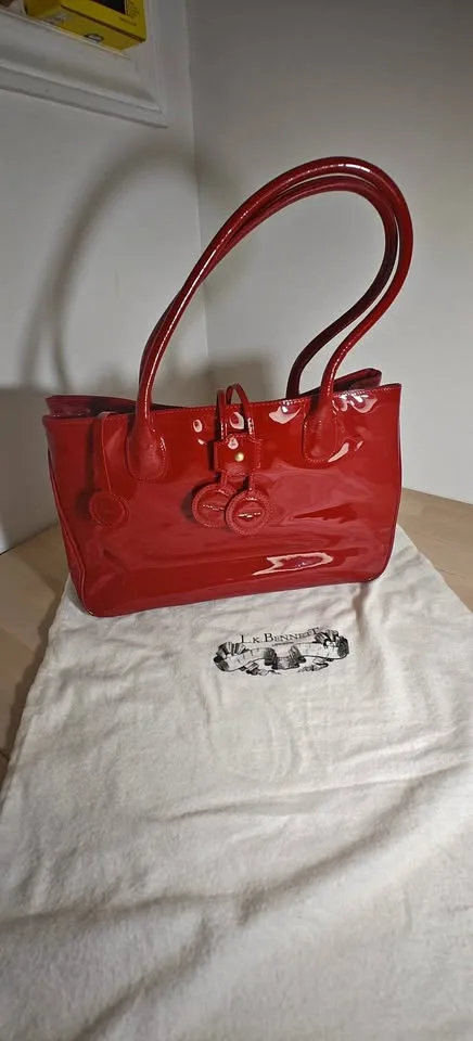 Red Leather LK Bennett Purse – Like New