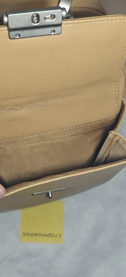 Mandarina Duck Leather Backpack – Good Condition image indicator(4)