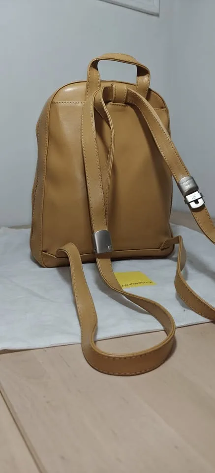 Mandarina Duck Leather Backpack – Good Condition image indicator(5)