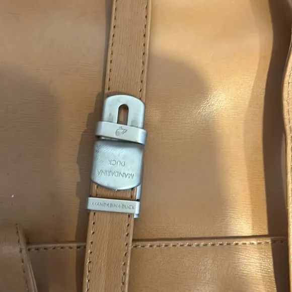 Mandarina Duck Leather Backpack – Good Condition image indicator(6)