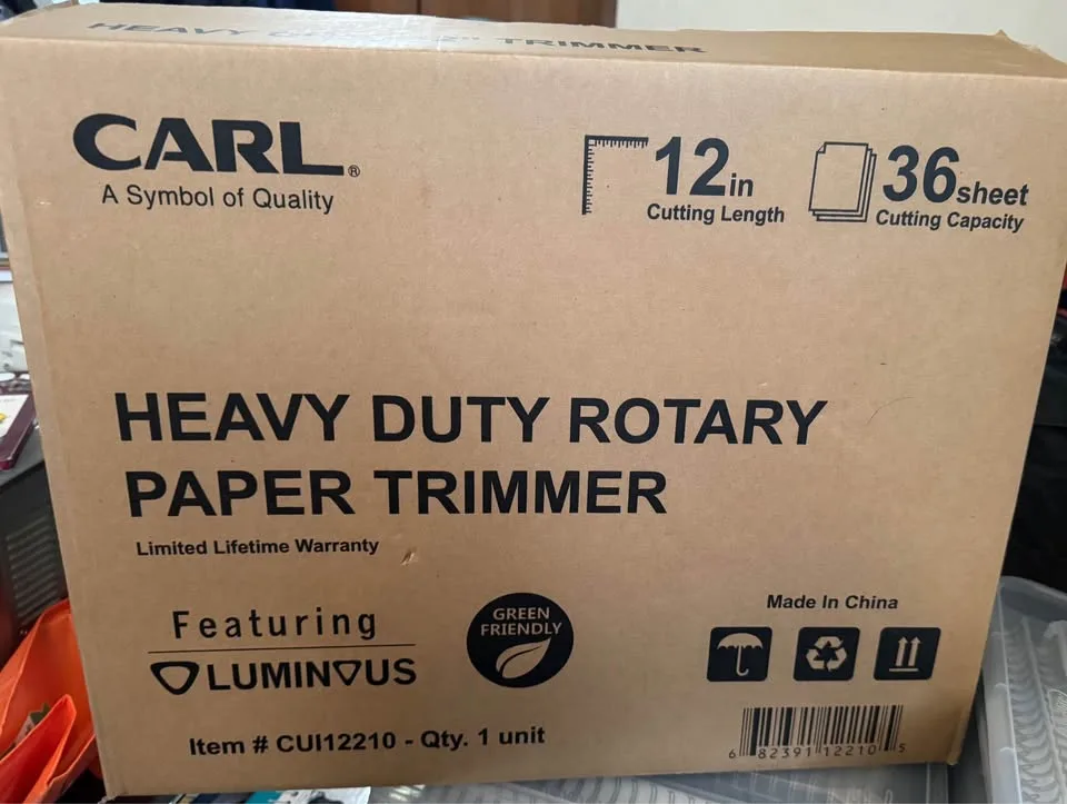 Carl Heavy Duty 12” Rotary Paper Trimmer image indicator(3)