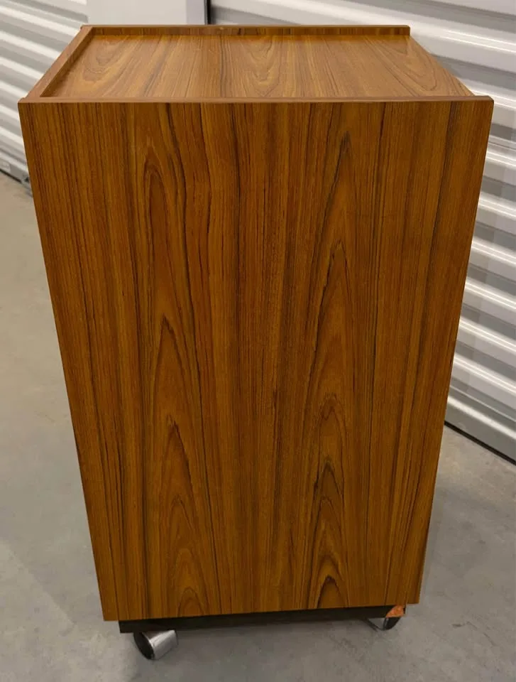 Rolling Wooden Side Table / Utility Cart image indicator(6)