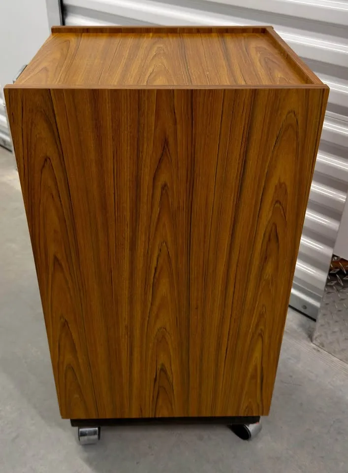 Rolling Wooden Side Table / Utility Cart image indicator(7)